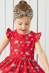 Resim Babygiz Kız Çocuk Leopar Bandana 