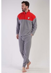 Resim Sevim Erkek Uzun Kol Polar Gri Pijama Takım C2t8n1o303 001 