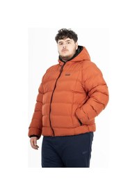 Resim Maraton Sportswear Büyük Beden Erkek Kapşonlu Uzun Kol Basic Kiremit Mont 21391-kiremit Kiremit 