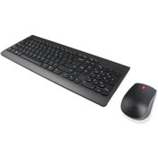 Resim LENOVO 4X30H56827 Professional Wireless Siyah Klavye Mouse Set 