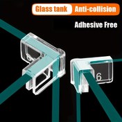 Resim 4 adet Yumuşak PVC Şeffaf Akvaryum Köşe Koruyucuları - Anti-Çarpışma, Yapıştırıcı Olmadan, Şok Geçirmez Koruyucular Balık Tankları için, Kolay Kurulum, Küçükten Büyük Akvaryumlara Uygun, Akvaryum Aksesuarları | Şeffaf Tasarım | PVC Yapı, Balık Tankı Dekoru 