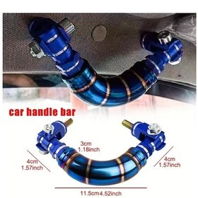 Resim Dream011 Jdm Gram Evrensel Titanyum Mavi Tavan Tutamacı 90 Derece Kapı Koruma Kapağı 