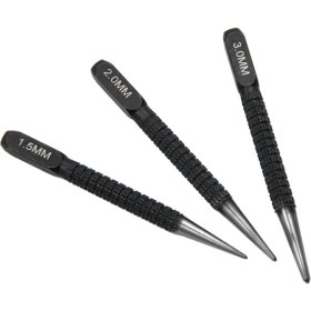 Resim 3 Adet Kaymaz Merkezi Yumruk Alaşımlı Çelik Metal Markalama Sondaj Aracı 1.5/2/3mm Dropship (Yurt Dışından) 