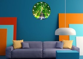 Resim Tİ-PLAY MUHTEŞEM YOL 30X30CM AKRİLİK DEKORATİF MODERN DUVAR SAATİ 