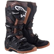Resim Alpinestars Tech 7 Enduro Motosiklet Botu Siyah Kahve 