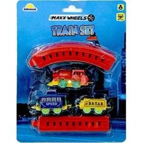Resim Ohbe Express Maxx Wheels Mini Tren Seti 11 Parça 