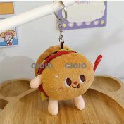 Resim Silver1 Iyi Şanslar Bebek Sevimli Karikatür Peluş Bebek Çanta Kolye Kız Öğrenci Bebek Asılı Anahtar (Yurt Dışından) 