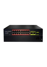 Resim URANIUM POE-1621SFP-200W 16 PORT 10/100+2XGIGABIT RJ45+1XSFP UPLINK POE RACKMOUNT SWITCH (REALTEK CHIPSET) 