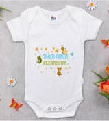 Resim Bk Kids Babamın Kızanıyım Tasarımlı Beyaz Bebek Body Zıbın-1 Çok Renkli 