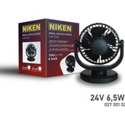 Resim Drs Tuning Niken Küçük Tek Başlı 24V Vantilatör 4 Inç 6,5W 