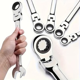 Resim Çok Fonksiyonlu Mandren Anahtarı, 15mm Kombinasyon Seti, Çift Yönlü Tork Endüstriyel Kalite 12 Diş Tasarımı, Dayanıklı Krom Vanadyum Çelik Malzeme, Ergonomik Sap, Araba, Bisiklet ve Yat Bakımına Uygun 