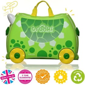 Resim Trunki Çocuk Bavulu Dinozor Dudley 