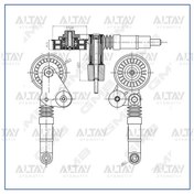 Resim Gmb Vantilatör Gergisi Passat / A4 01-05 Avf-avb 1.9 Tdi Komple Gmb-ghat222 