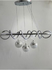 Resim Lamira aydınlatma YEMEK MASASI 3 TOPLU SARKIT LED AVİZE MODELİMİZ 