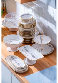 Resim Acar Feel Good 32 Parça Yemek Takımı & Sunum Seti Renkli 