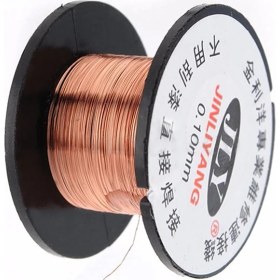 Resim Gbovs 0.10MM Jly Emaye Bobin Teli Emaye Kaplı Bakır Tel Bobin Yol Çekme 