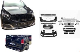 Resim Mercedes Vito W447 Maybach Body Kit (Kaput Dahil) 2021 Sonrası Uyumlu 