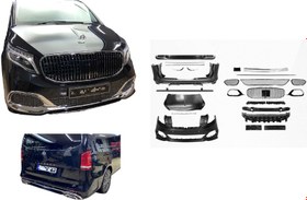 Resim Mercedes Vito W447 Maybach Body Kit (Kaput Dahil) 2021 Sonrası Uyumlu 