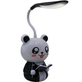 Resim Hedyex Sevimli Karakterler Şarjlı Led Masa Lambası Akrobatik Siyah Gece Lambası 