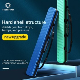 Resim YUZHIYUAN Balıkçılık Takımı Depolama Çantası, 125cm/49.21in Taşınabilir Balıkçılık Çubuğu Makara Düzenleyici, Balıkçılık Çubuğu Ekipman Aracı Kılıfı, Su Geçirmez Büyük Kapasiteli Seyahat Balıkçılık Çantası 