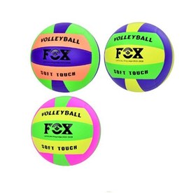 Resim Duman Fox Voleybol Topu Fosforlu Renk - 1 adet 