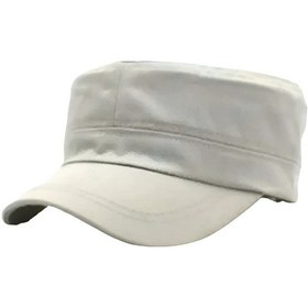 Resim Uniquetrenders Unisex Pamuklu Castro Şapka Bej 