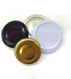 Resim 10 adet 66mm Dış Çap, 62mm İç Çap,64lük Cam Şişe Konserve Kavanoz Kapağı Silikonlu Küçük Metal Kapak 