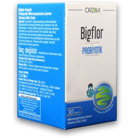 Resim Bigflor Probiyotik 30 Kapsül 