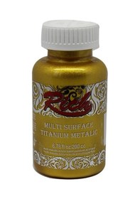 Resim Rich Multi Surface Titanium Metalik Boya 200 Cc. 2522 Som Altın 