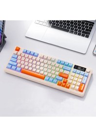 Resim 2.4g Bluetooth Çift Bağlantı Gaming Oyuncu Klavye Manyetik Klavye 