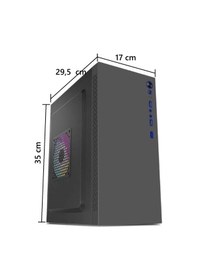 Resim Aztech 600w Tıtan Azt02 Standart Micro-tower Pc Kasası 