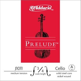 Resim D'Addario J1011 3/4M Prelude 3/4 Tek Çello Teli (La) 