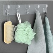 Resim Yapışkanlı 5 Kancalı Askı 