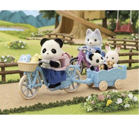 Resim Sylvanian Families Bisiklet ve Paten Set Panda 5652 