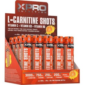 Resim Xpro Nutrition L-carnitine Shot 20 x 40 ML - Portakal 