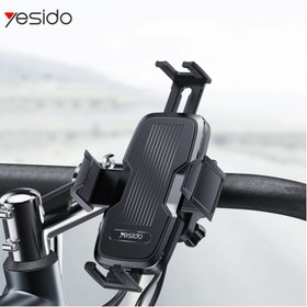 Resim Yesido C127 Bisiklet İçin Ayarlanabilir Telefon Tutucu - Siyah 380113 