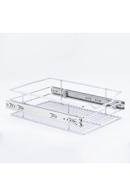 Resim Azra Mutfak Teleskopik Raylı Lüks Metal Kiler Çekmece Sepeti 50 Cm 