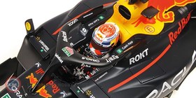 Resim 1:12 2023 Red Bull Racing Honda RB19 M. Verstappen 2nd Qatar Sprint Race + Showcase 