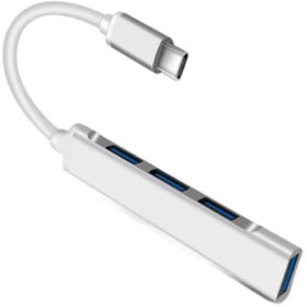 Resim ZUIDID Type C To Usb Dönüştürücü 4 In 1 Hub 3x Usb 2.0 + 1x Usb 3.0 