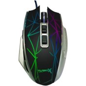 Resim Turbox Sweeper TR-M5 2400Dpi Usb Kablolu Siyah Gri Gaming Optik Mouse RGB 