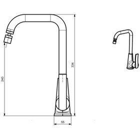 Resim Nova Eviye Bataryası Oynar Uç Krom 