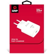 Resim 25W PD Type-C Beyaz Hızlı Şarj Adaptörü Gnp