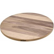 Resim Masifart Scipio Ceviz 140 Lık Yuvarlak Tabla Cilasız Ham Ahşap 