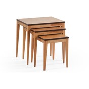 Resim LERA HOMES Zigon Sehpa, Ahşap Sehpa, Doğal Sehpa, Coffee Table 