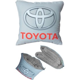 Resim Toyota Baskılı Battaniyeli Opsiyonel Yastık 
