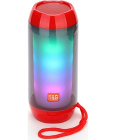 Resim T&G TG643 Bluetooth 5.3 Taşınabilir Sütun Hoparlör 
