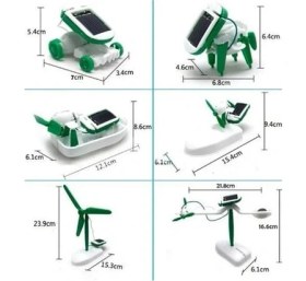 Resim Marsilyan Güneş Enerjili Robot Oluşturma Seti Solar Kit (6 In 1) 