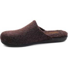 Resim Gezer 15337 Erkek Kışlık Çıkarılabilir Keçe Taban Ev Halı Terliği 