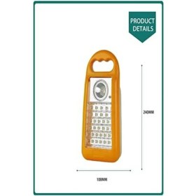 Resim Hg Due HG-400B Şarj Edilebilir Acil Işık 36 + 4 LED Işıldak 