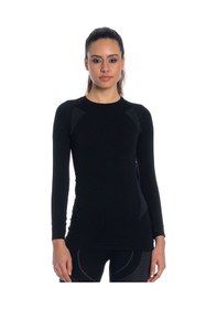 Resim Thermoform Extreme Kadın Seamless Termal Uzun Kollu İçlik Seti Siyah Çok Renkli 
